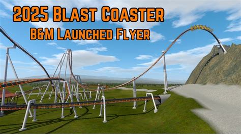 2025 Blast Coaster Concept Bandm Launched Flying Coaster Canadas