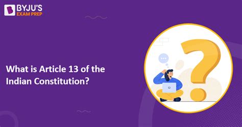 What Is Article 13 Of The Indian Constitution