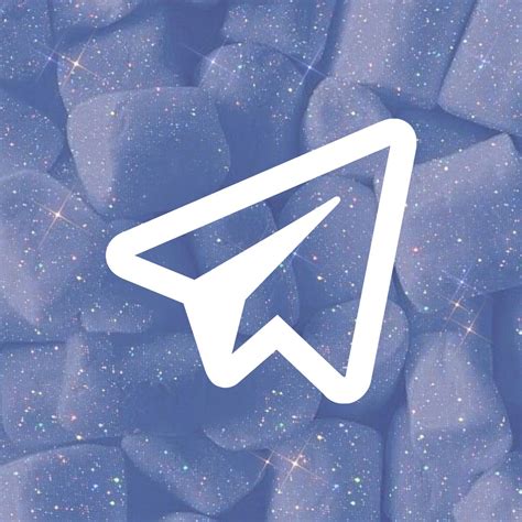 Telegram app icon • Aesthetic Blue