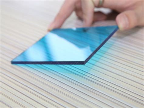 Mm Impact Resistant Polycarbonate Sheet Blue Polycarbonate Sheet For