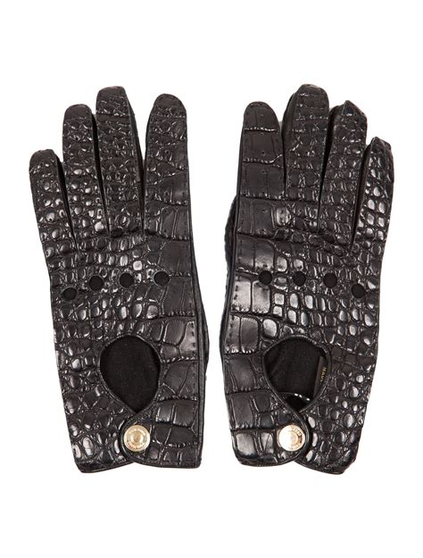 Tom Ford Crocodile And Leather Gloves Accessories Tom21011 The