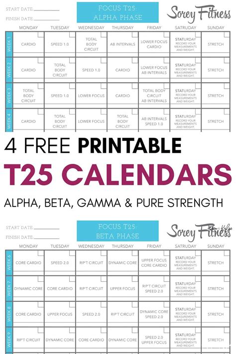 Printable T Alpha Calendar Alexa Oralle