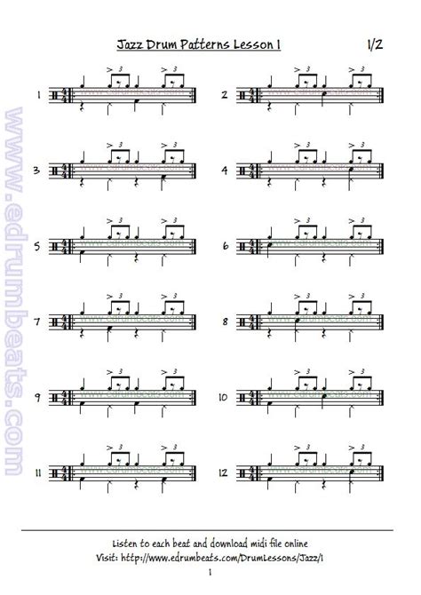 17 Best images about Drum sheet music on Pinterest | Workout sheets ...