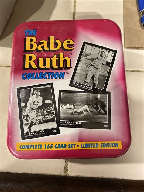 The Babe Ruth Collection Complete Card Set Limited Edition Unopened