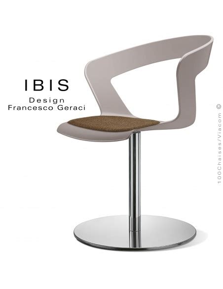 Chaise Design Pivotante IBIS Assise Pivotante Coque Plastique Couleur