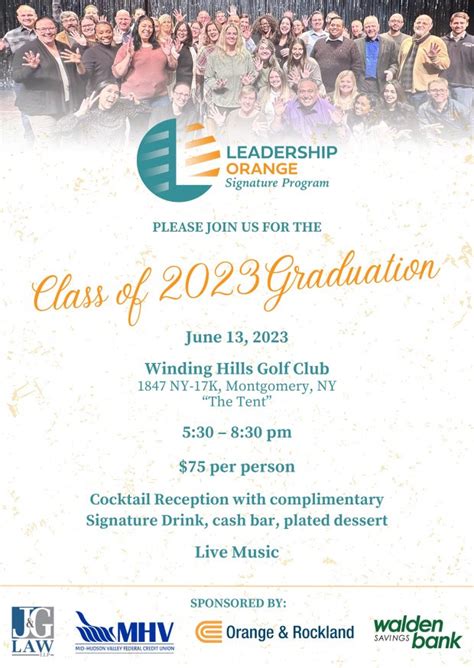 Signature Class 2023 Graduation | Leadership Orange