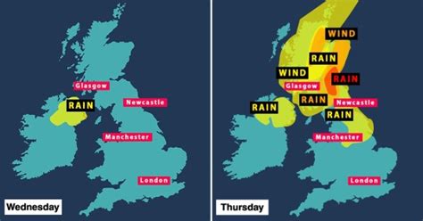 What Is A Red Weather Warning Met Office Storm Babet Alert Explained