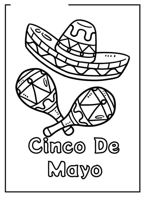 Cinco De Mayo Coloring Pages