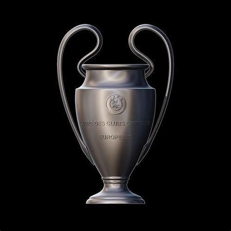 The UEFA Champions League Trophy Replica Printable STL 3D model 3D ...