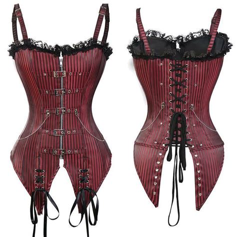 New Sexy Lace Up Basque Lingerie Women Corset Top Bustier Steampunk Gothic S X Ebay