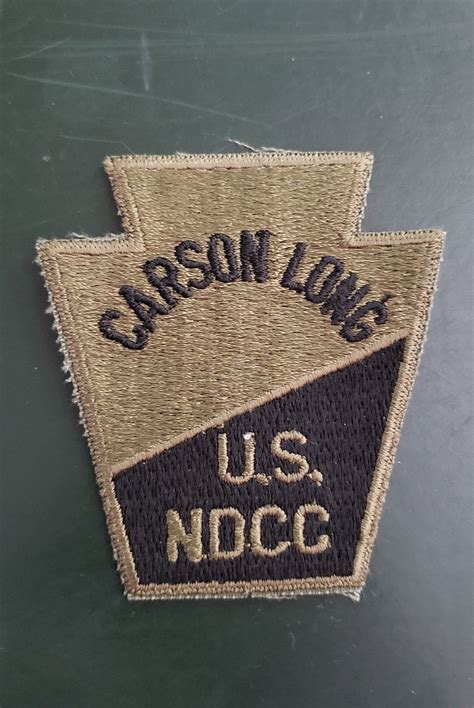 Qty 2 Carson Long Military Academy Shoulder Patches one Color One ...