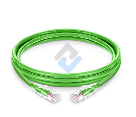 Cat6 Snagless Unshielded UTP PVC CM Green Patch Cable 6in Kamefiber