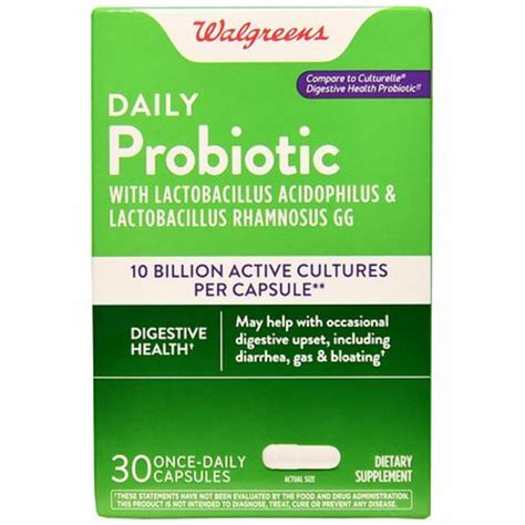 Walgreens Walgreens Daily Probiotic With Lactobacillus Acidophilus