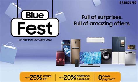 Samsung Announces Blue Fest Get Amazing Offers On Premium Products