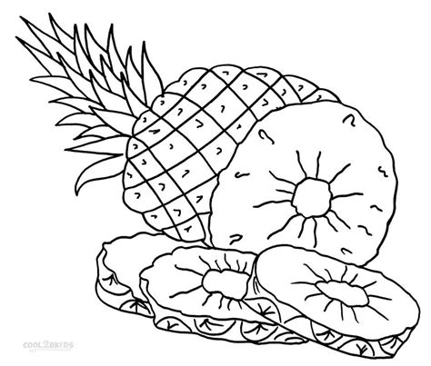 Coloriages Ananas Coloriages Gratuits à Imprimer