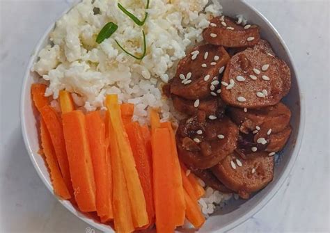 Resep Rice Bowl Bakso Saos Tiram Oleh Rumkitchen Cookpad