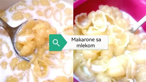 Recepti Makarone Sa Mlekom Brza Idealna Poslastica Youtube