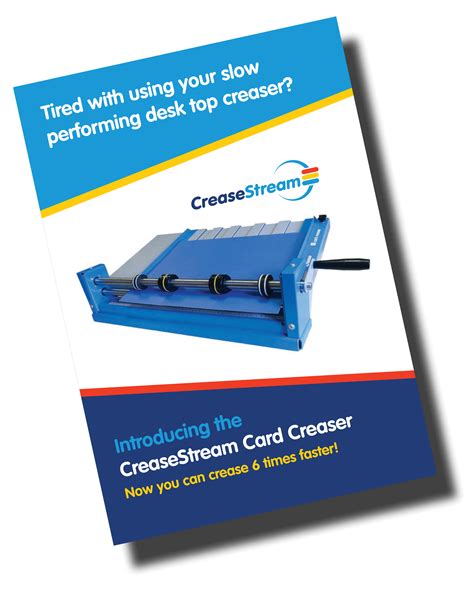 Card Creaser Brochure Cover Tilted Creasestream