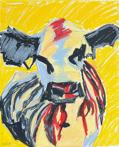 Abstract Cow - Art Prints – Vichy's Art