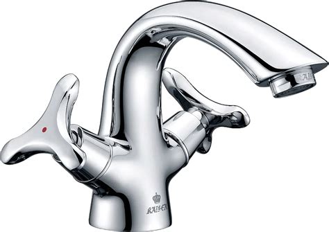 Смеситель для раковины Kaiser Trio 57011 хром двухвентильный, длина ...