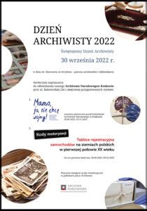 Dzień Archiwisty 2022 w Archiwum Narodowym w Krakowie Archiwum