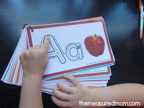 Preschool Alphabet Tracing Cards