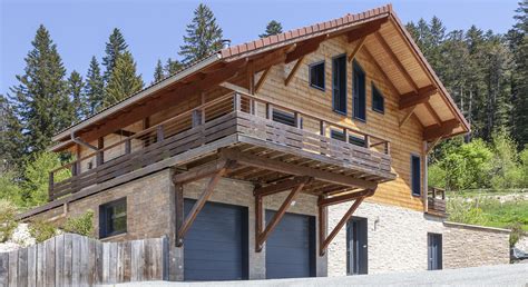 Maisons Chalets Ossature Bois En Kit Doubs Finn Est