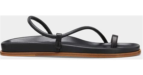 Emme Parsons Bari Naked Toe Ring Sandals In Black Lyst