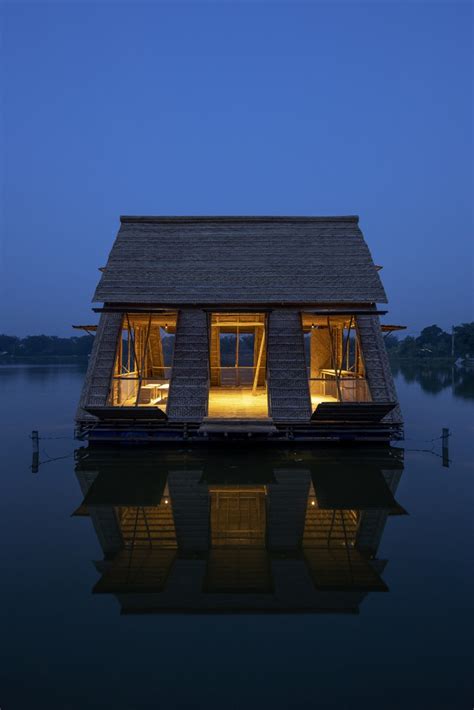 Gallery Of Floating Bamboo House Handp Architects 24