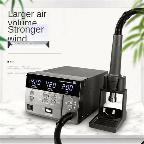 Portable Hot Air Gun With Mobile Phone Repairing Desering Station Led Display Estacion De