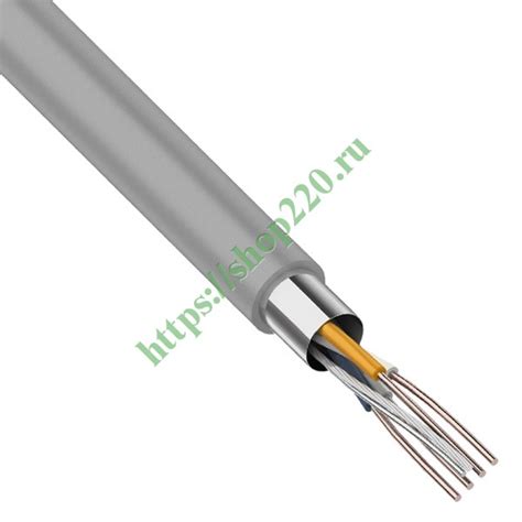 Кабель витая пара экранированный FTP 2PR 24AWG cat 5e CU 4 жилы [305м ...