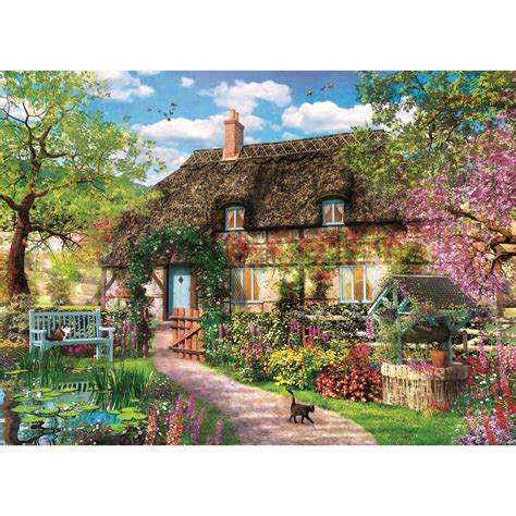 Puzzle 1000 pièces Vieux cottage Clementoni Rue des Puzzles