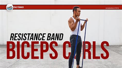 Resistance Band Biceps Curls YouTube