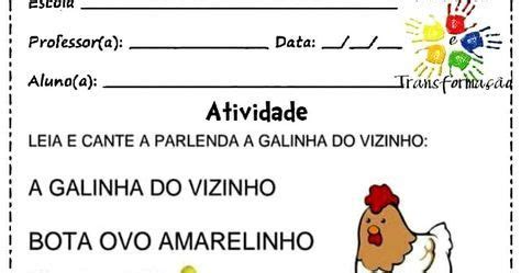 Sequ Ncia Did Tica A Parlenda A Galinha Do Vizinho Comics