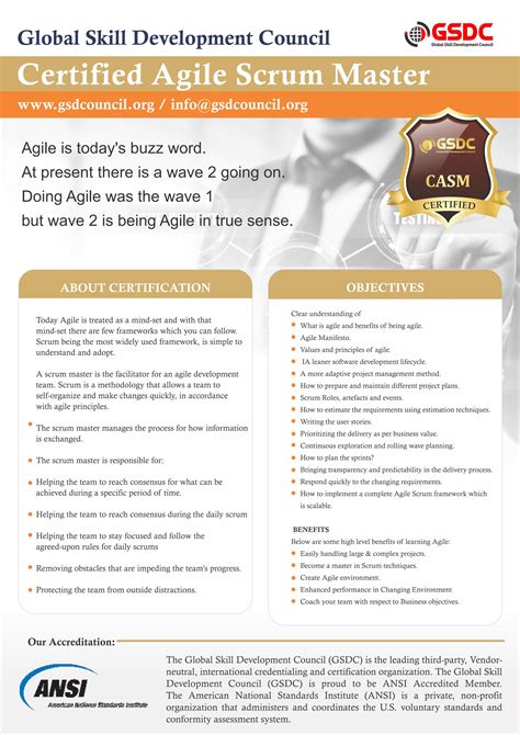 Gain Agile Scrum Master Certification To Improve Your Skills By GSDC