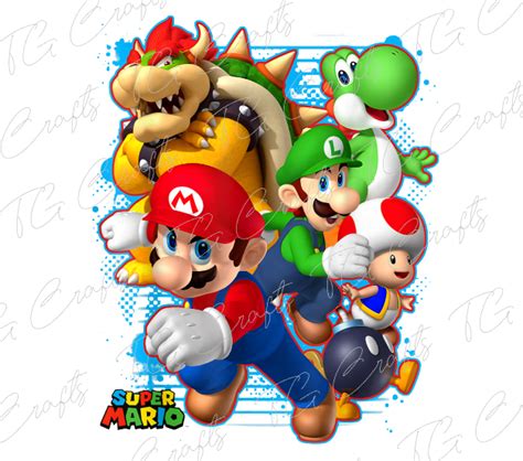 Super Mario dtf – TG Crafts