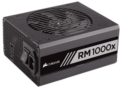 RMx Series™ RM1000x — 1000 Watt 80 PLUS® Gold Certified Fully Modular PSU