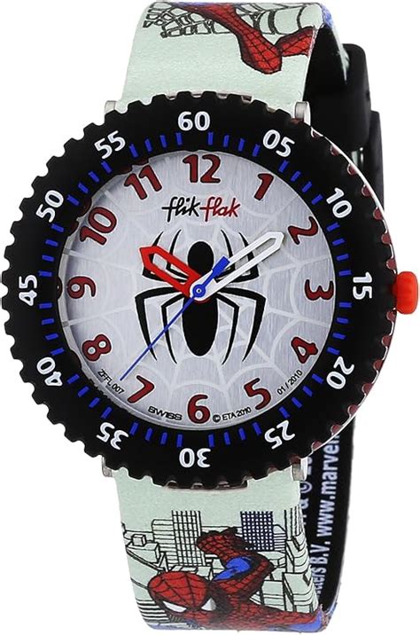 Flik Flak Spiderman Kinder Armbanduhr Ffl007 Amazonde Uhren