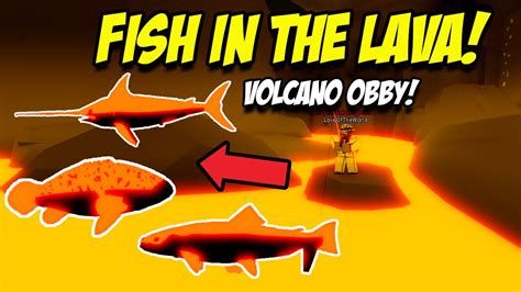 How To Fish In The Lava In Roblox Fishing Simulator Youtube