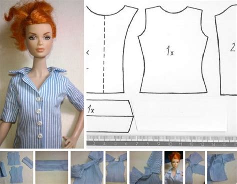 Como Hacer Blusas Para Barbie Moldes ConMoldes