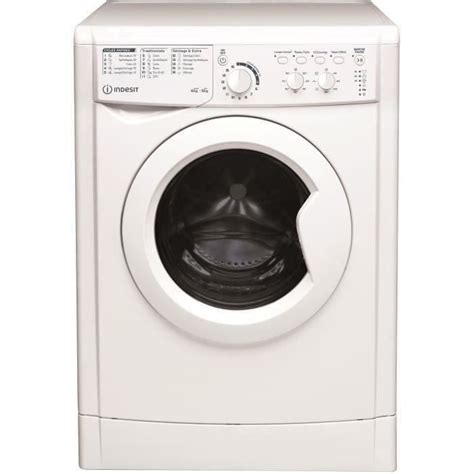 Lave linge séchant INDESIT EWDC651251WFRN 6 5 kg Induction 1200