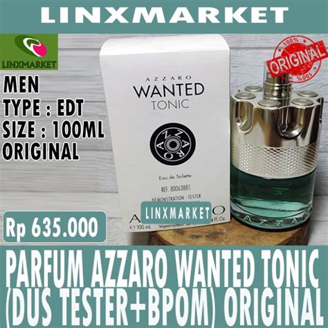 Jual Original Azzaro Wanted Tonic Edt For Men Ml Dus Tester Bpom