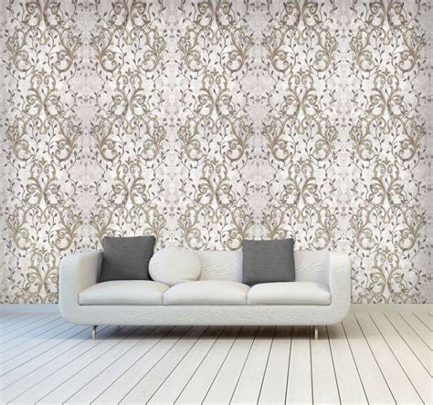 Royal Pattern Gray PVC Designer Wallpapers For Home At Rs 75 Square