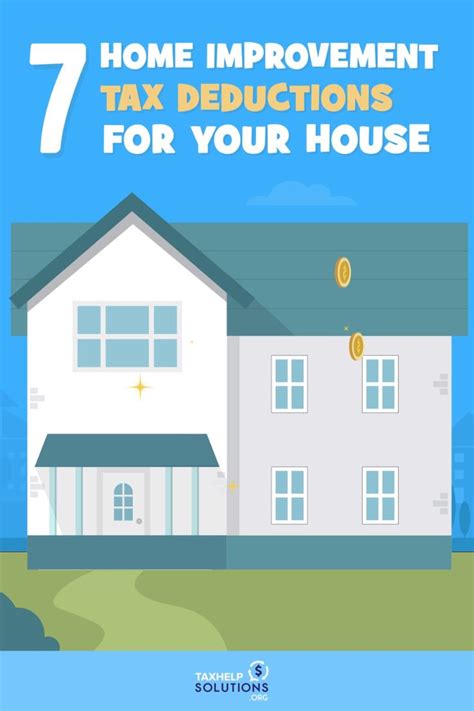 7 Home Improvement Tax Deductions Infographic Video Video Tax