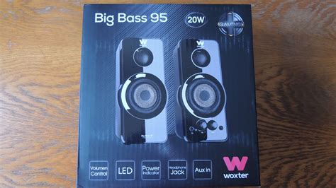 Altavoces Woxter Big Bass 95 de 20W unboxing en español YouTube