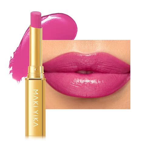 Amazon.com : MAKI YIKA Hot Pink Lipstick for Women Moisture Hydrate
