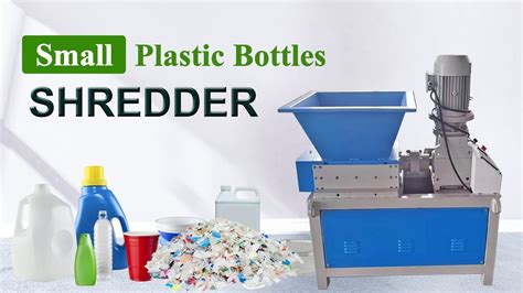 Small Shredder Machine For Plastic Bottles Youtube