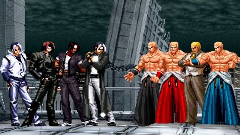 Kof Memorial Element Kyo Team Vs Geese Howard Team Youtube