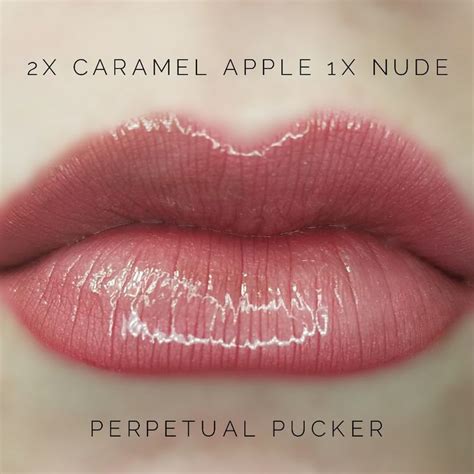 Lipsense Distributor Perpetualpucker Caramel Apple And Nude