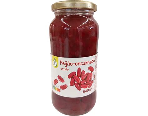 Feijão Encarnado Frasco 540 400 G POLEGAR Nutripédia